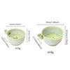 Fruit Drainer Basket Ceramic Berry Washer Bowl Self Spinnings Swirls Colander with Drain Holes Kitchen Vegetable Washer Spinner