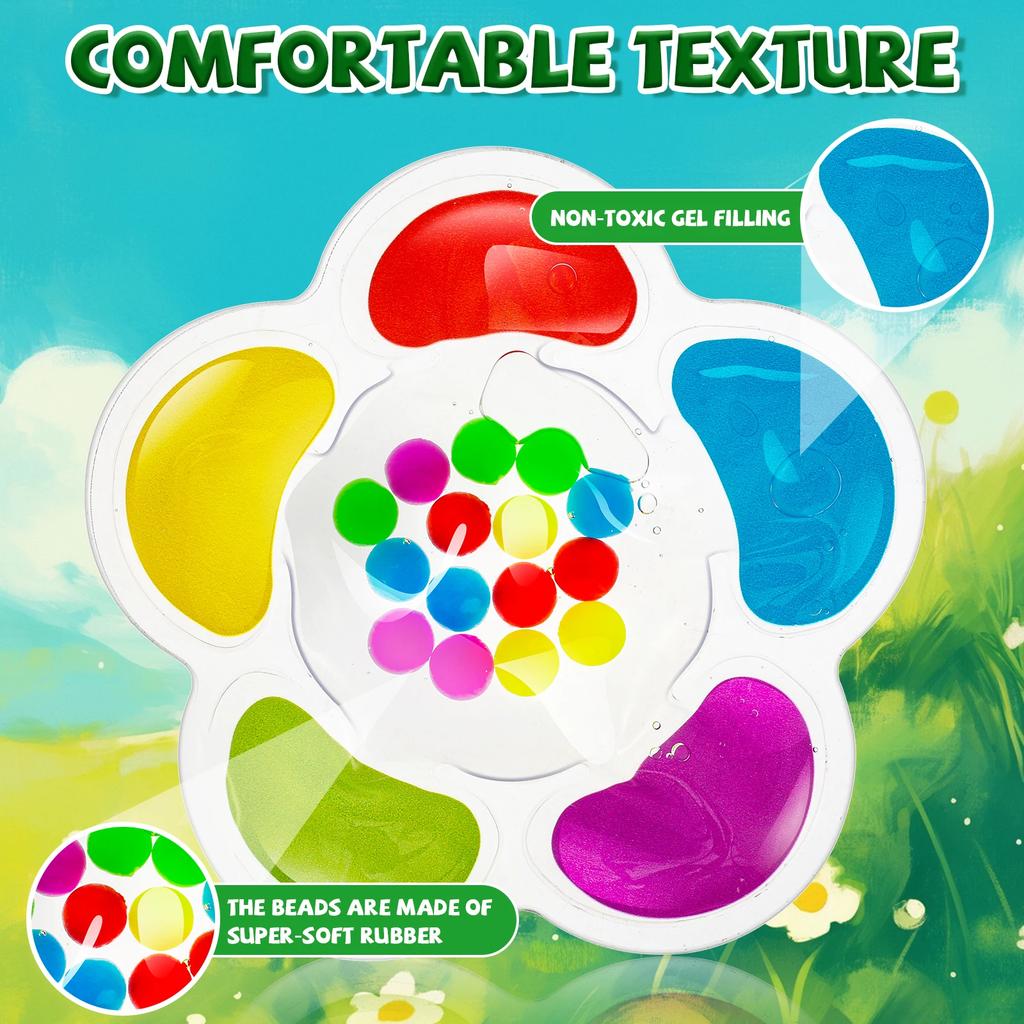 2 Pcs Color Sorting Toys Educational Sorting Toys Portable Color Matching Toys Preschool Learning Toddler Color Sorting Toys