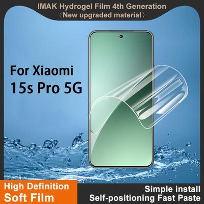 Für Xiaomi MI 15s Pro 5G Glas IMAK Hydrogelfolie 4. Generation Vollständige Abdeckung Bildschirmschutz