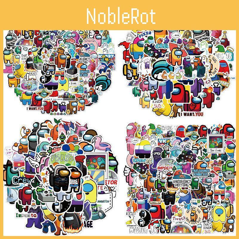 50100 Pcs Sticker Pack Set Game Diy Imposter Decal Waterproof Stickers