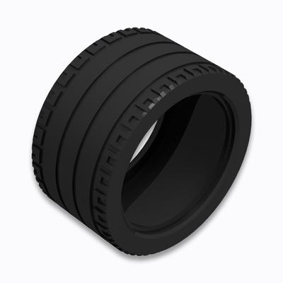 Prasátko s duhou MOC Dílky 23799 Pneumatika 81,6 x 44 ZR High-tech vzorek Kompatibilní kostky DIY Stavebnice Částice Dětská puzzle Hračka Dárek