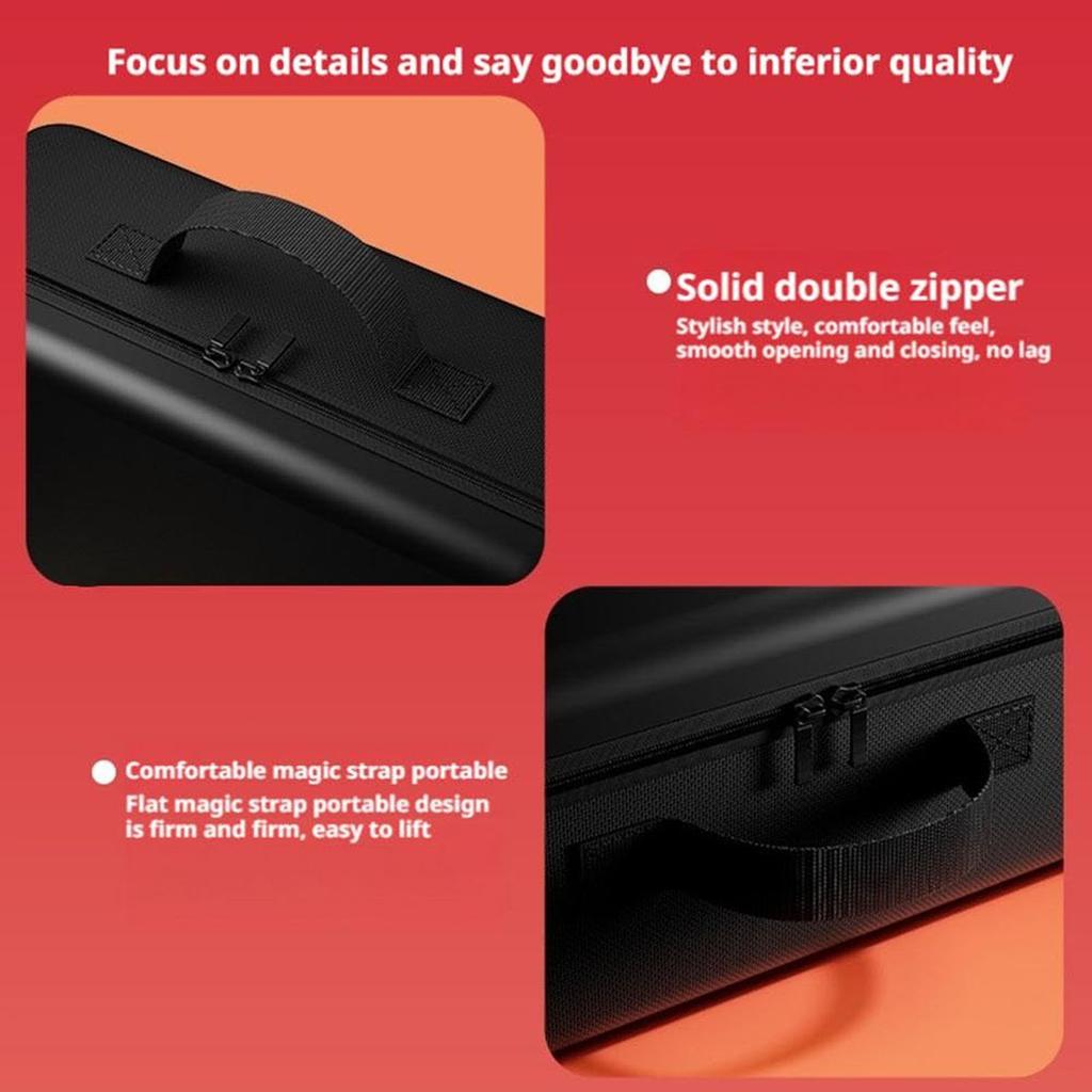 Carrying Case For 2 Console, EVA Waterproof Travel Case, Protective Hard Portable Cases Pouch For 2 Console Accessories
