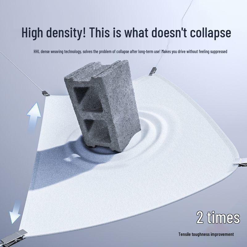 Compatible with all Tesla models: updated sunroof ice crystal sunshade for Model Y/3/YL, rear window type.