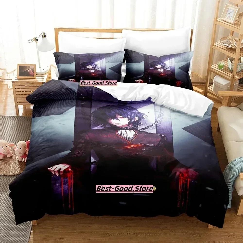3D-Druck Anime Bettwäsche-Set Noblesse Aufdruck Bettbezug Kissenbezug Bettwäsche-Set Leinenlaken Bettdeckenbezug Voll Queen King Size