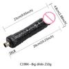 FREDORCH Sex Machine Attachment 3XLR 3PRONG Attachment Dildo For Women and Men Sex Masturbation Love Machine Dildo Sex Toys