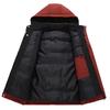 Plus Size L-5XL Fashion Winter Sleeveless Jackets Man Thick Black Outerwears Men's Warm Vest Hooded