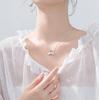 925 Silver Double Whale Tail Choker Necklaces & Pendants For Women Flyleaf Creative Lady Fine Wedding Party Jewelry