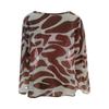 Women's Loose Fit Printed Chiffon Blouse - Short Sleeve Summer Tunic Top, Flowy Casual Shirt for , Beach, Vacation