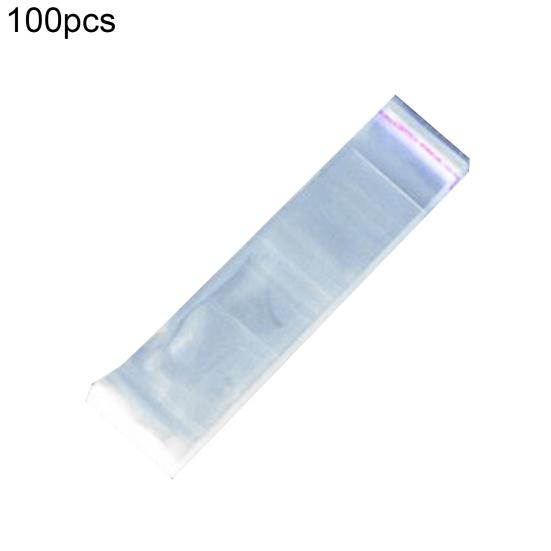 

100 шт. упаковочные пакеты клейкие грязеотталкивающие гибкие прозрачные пластиковые пакеты для упаковки ювелирных изделий хозяйственные принадлежности M