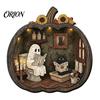 Collectible Wooden Puzzles Halloween Ghost Puzzle, Wood Pumpkin Shape & Garden Vintage Pattern Puzzle Puzzles, Decorative Table Centerpiece