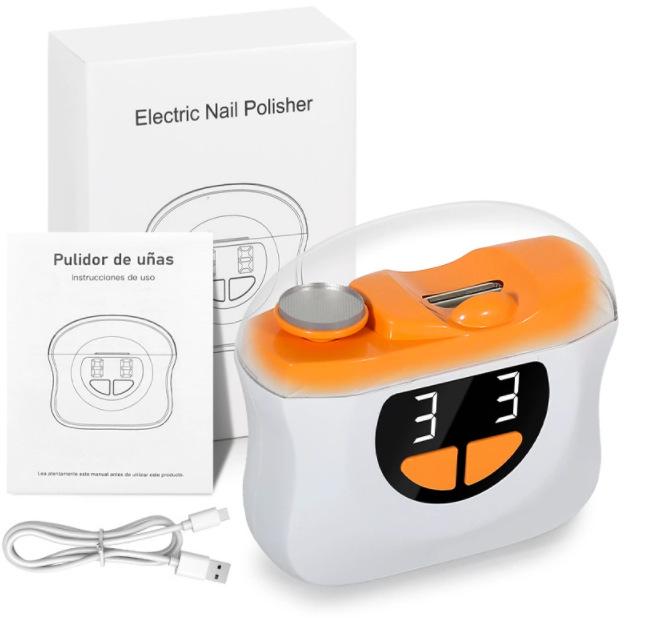 Smart Electric Two-Speed Nail Clipper & Polisher for Adults and Kids