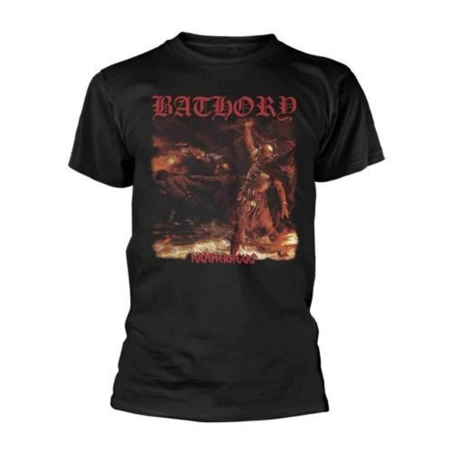 Bathory Unisex Adult Hammerheart Back Print T-Shirt S чёрный