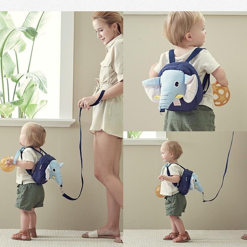 Backpack Antilost Baby Artifact Baby Elephant Calf Park Shoulder Tow Rope