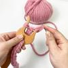 Knitted Suit Wooden Knitting Fork DIY Craft Macrame Tool Braiding Tool Yarn DIY Scarf Making Tool