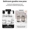 Soap Dispenser For Liquid Bathroom Empty Refill Subbottle Detergent Kitchen Press Type Hand Sanitizers Shower Gel Shampoo Bottle