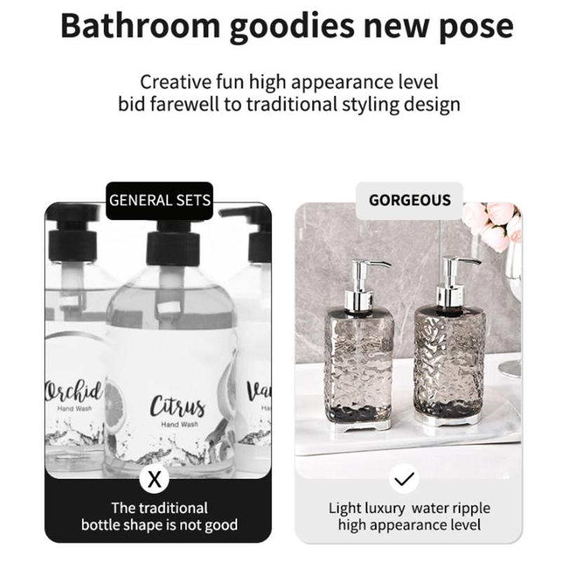 Soap Dispenser For Liquid Bathroom Empty Refill Subbottle Detergent Kitchen Press Type Hand Sanitizers Shower Gel Shampoo Bottle