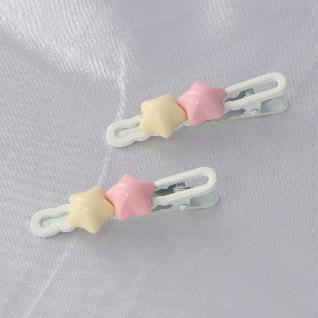 Cute Colorful 3D Star Hair Clips For Girls Sweet Hair Decorate Cartoon Hairpin Hairgrip Barrettes Kids Lovely Hair Accessories