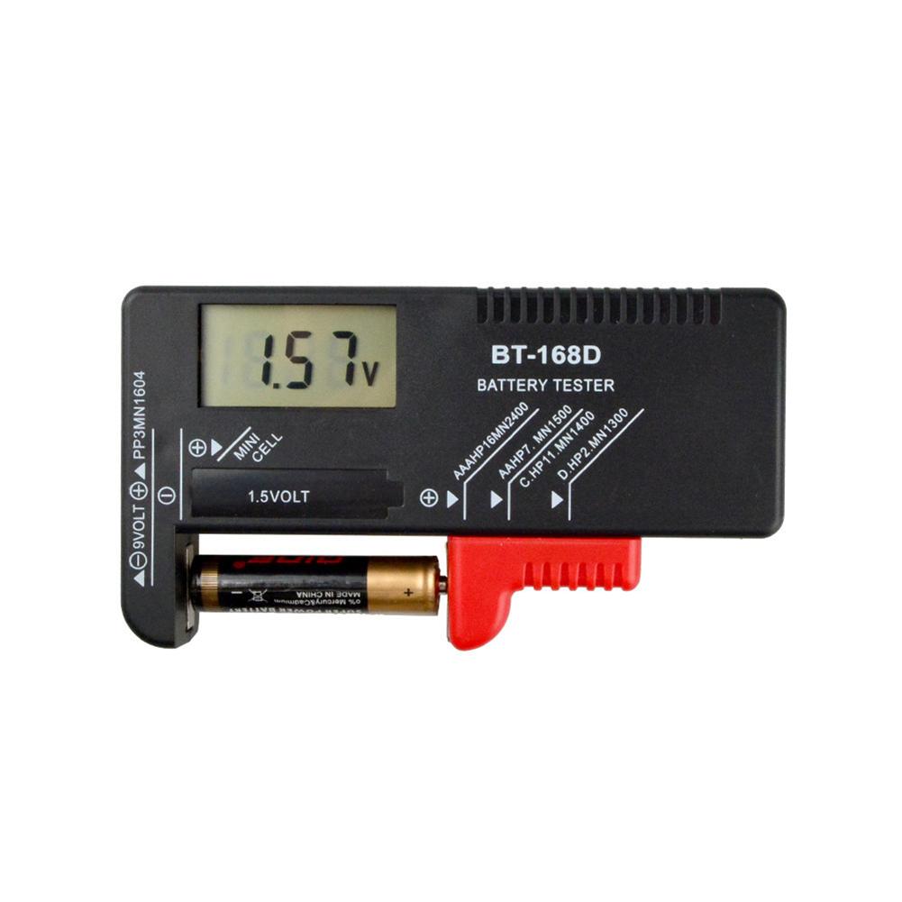 Digital Battery Tester LCD Display AA/AAA 9V Button Cell Battery Capacity Check Detector Capacity Diagnostic Tools