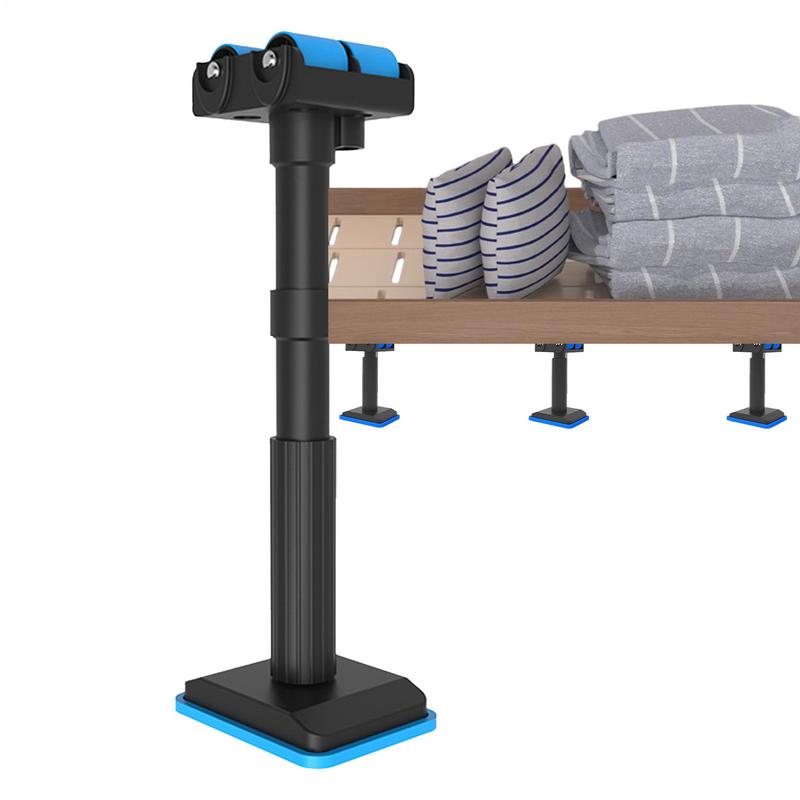 1Pcs Telescoping Cabinet Jack Support Pole Feet Hand Jack With Roller Board Lifter Adjustable Installing Holder Furniture Jack
