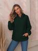 2025 European & American Women's Casual Solid Color Hooded Sweatshirt - Autumn/Winter Collection