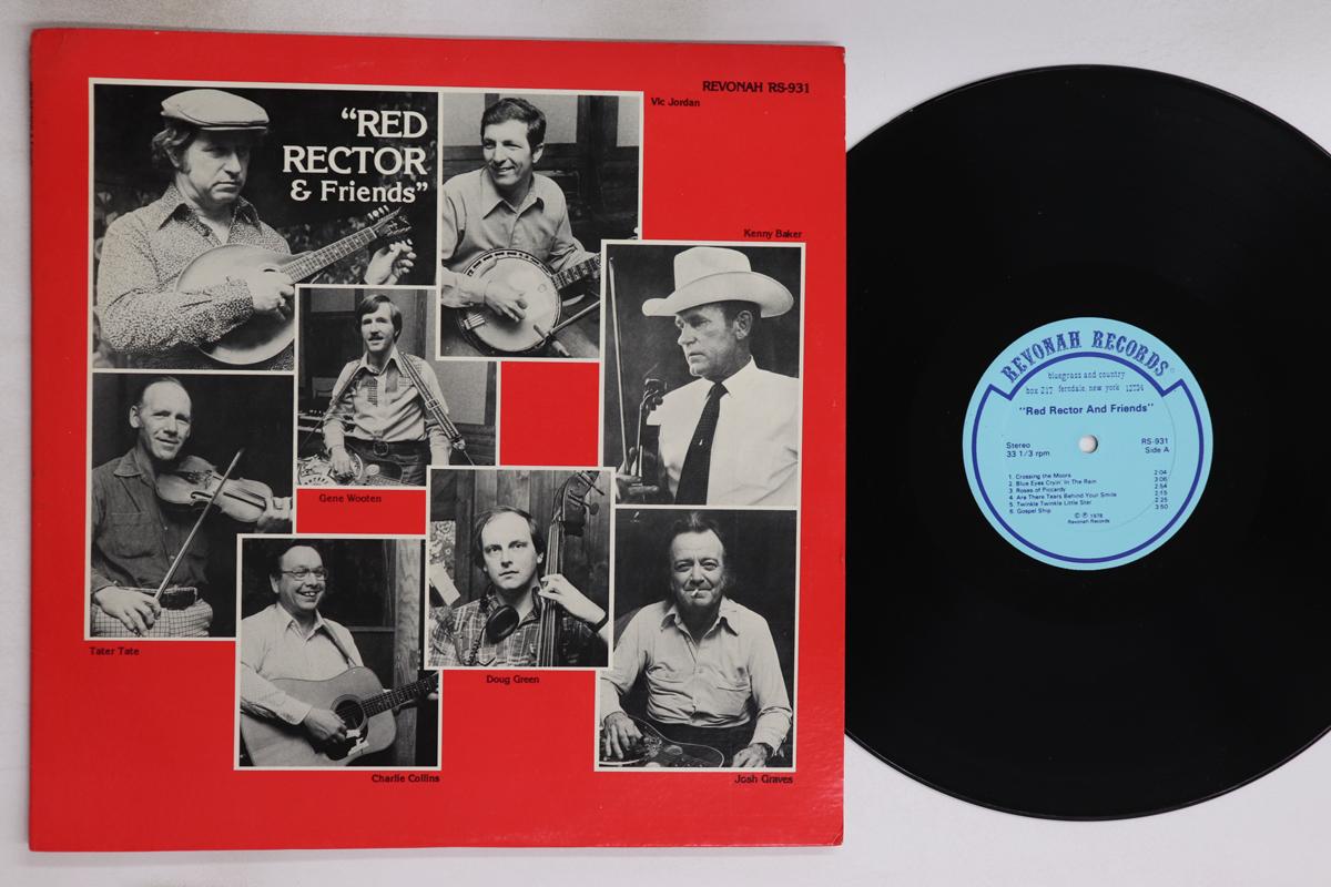 

LP Record RED RECTOR - Red Rector & Friends RS931 REVONAH 1978 US Country/Folk Used
