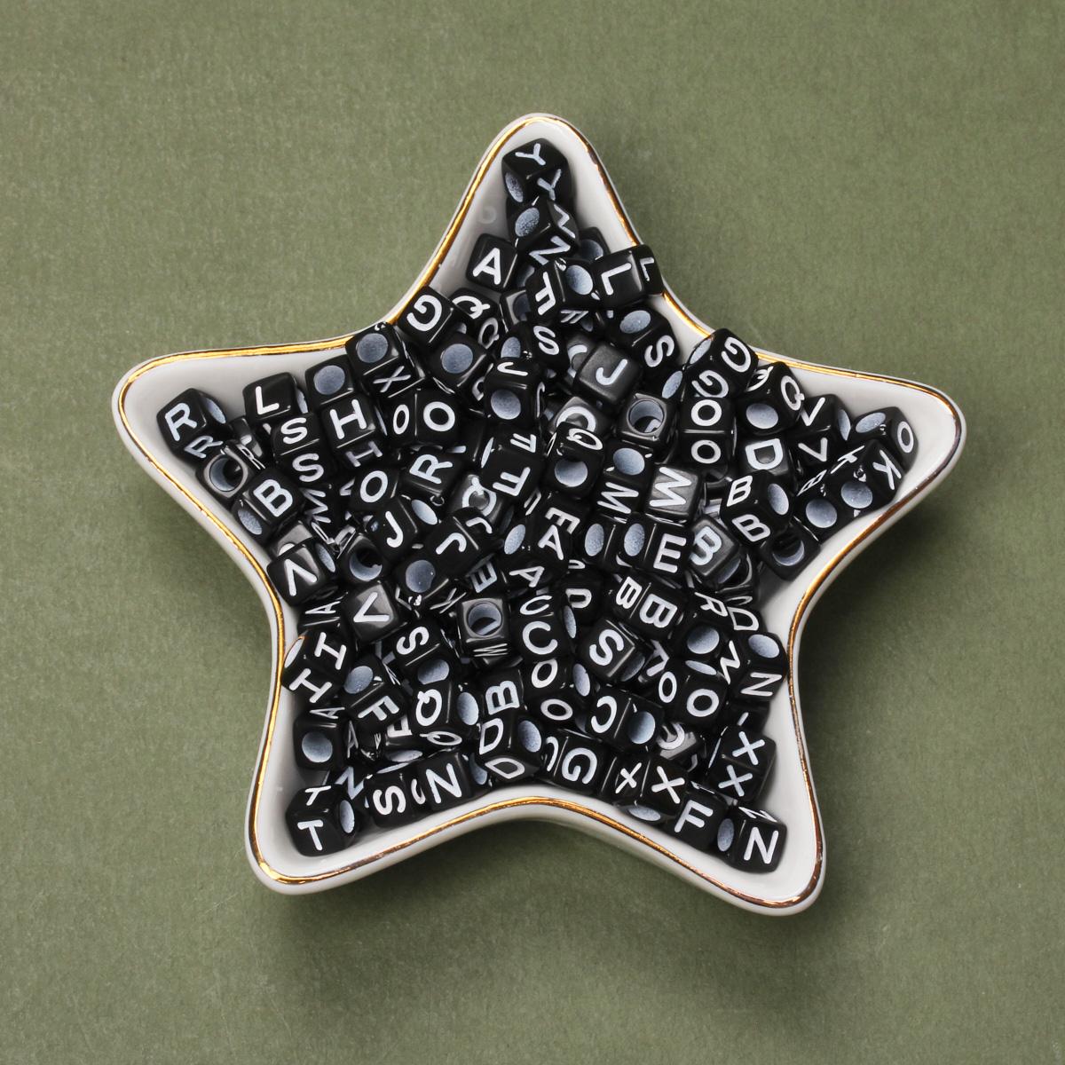 

80 шт. 6 мм подвески куб акриловые квадратные буквы свободные бусины для изготовления ювелирных изделий своими руками браслет аксессуары ручной работы материалы