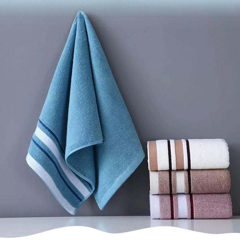 Luxury Large Stripe Bath Towel 70x140cm Couple Shower Towel Beach Towel Sports Towel  Couple