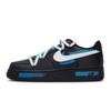 Nike Air Force 1 Low top Skateboard Shoes Unisex Black White Lake Blue CW2288-001(Team80-S-BOX)