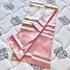 Used New Silk Stole, Peony Embroidery, Double Layer, Peony, Japanese Pattern