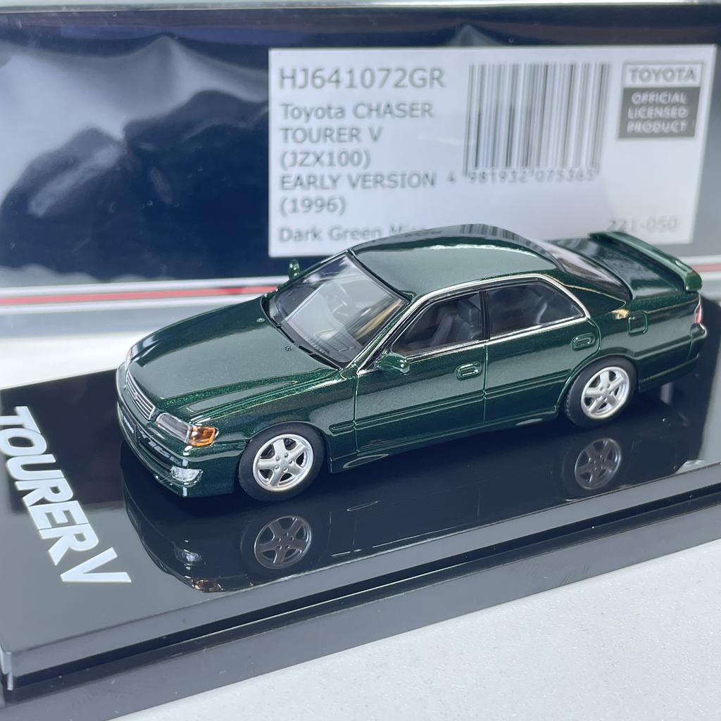 HJ 1:64 Toyota Sports Car 6th Generation JZX100 Chaser Simulation Alloy Car Model Collection Ornament Boy Toy