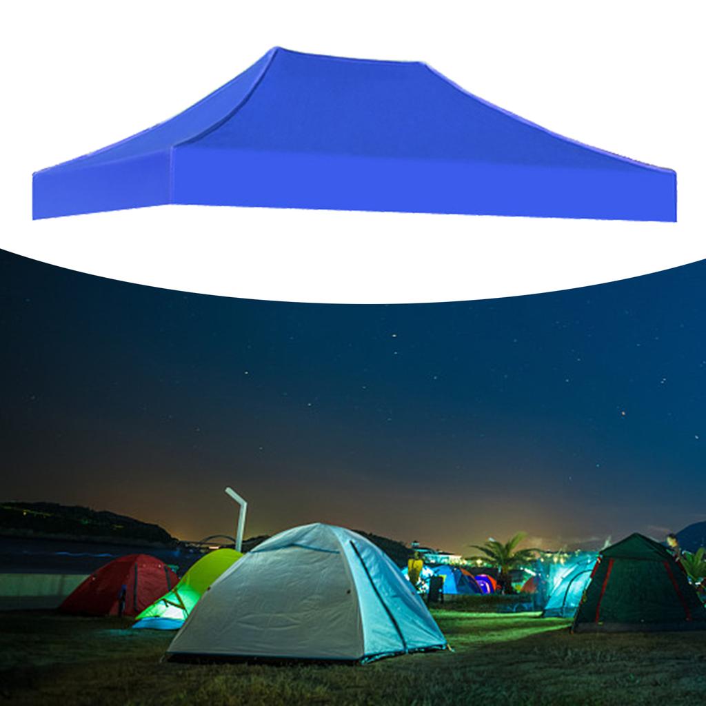 Canopy Top Cover Oxford Fabric Rainproof Thickened Replacement Gazebo Roof Canopy Tent Top for Outdoor Canopy Summer Beach Patio