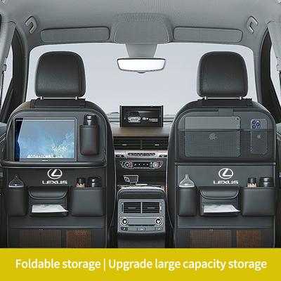 Autositz-Rücken-Organizer Taschentuchbox Aufbewahrungstasche Anti-Tritt-Matte für CT200h ES250 ES300h IS250 IS200 GS300 GS460 GX470 LS400