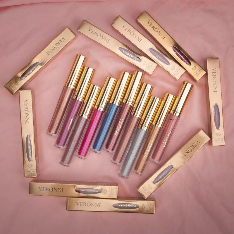 Belleoni Diamond Pearlescent Non-Stick Lip Gloss & Mermaid Lipstick Combo