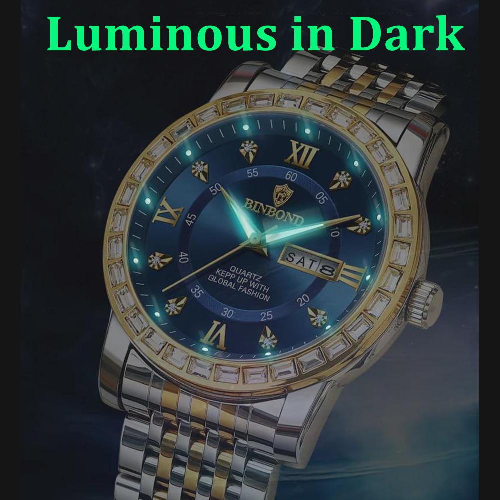 Fashion Quartz Wristwatches Gold Clock Men Luxury Watch Casual Business Analog Watches Relogio Masculino