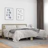 Bed Frame In Sonoma Oak Finish 200 X 200 Cm Made of Wood Based Panel and Metal