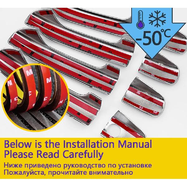 Luxurious Stability New Chrome Door Handles Cover Trim for Citroen C3 MK1 2002~2009 Car Accessories Stickers Catch Auto Styling