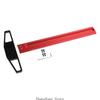 T-Square Ruler Aluminum Carpenter EdgesLine Hole Marking Guiding Measuring Tools 3XUF