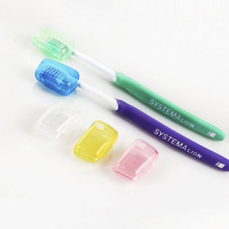 Travel Toothbrush Head Covers Toothbrush Protector Cap Portable Plastic Case Dustproof for Home Bathroom School Camping
