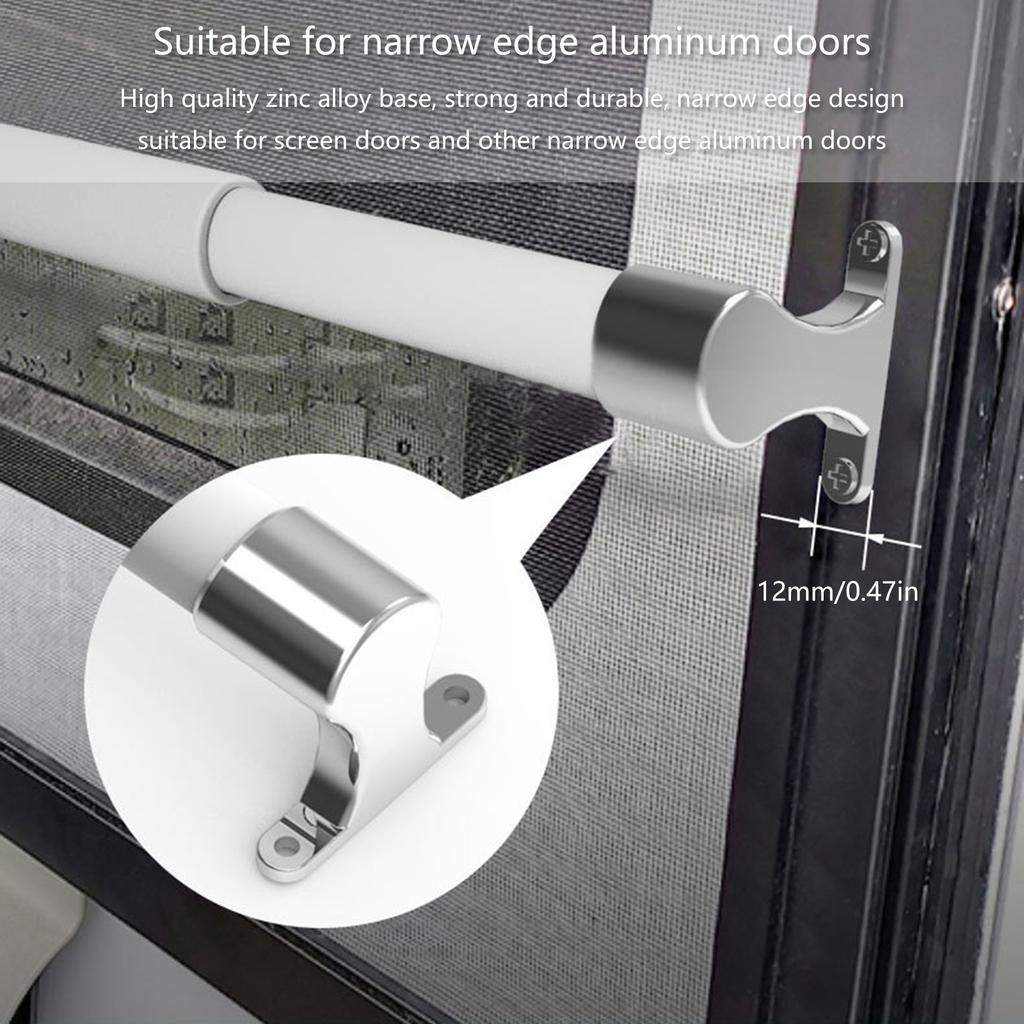 Campers/Car Screen Door Grab Rods Protects Screen Door & Easier Exit from Travel Trailer Adjusts from 21.6'' To 32.3''