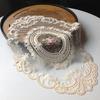 1pc-European Oval Lace Embroidered Coaster Bedroom Study Kitchen Cup Table Mat Food Fruit Plate Cover Cloth Christmas Decoration