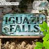 D Flat D Flat Printing Pc Vintage Sign Outdoor Plaque Wall Decoration Decorative Use Only (x ) Iguazu Fall