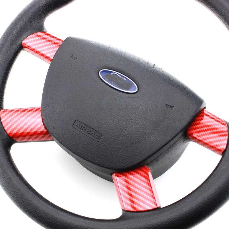My Good Car for Ford Focus 2 MK2 2005 - 2011  Stainless Steel Car Steering Wheel Decoration Cover Trim Sticker
