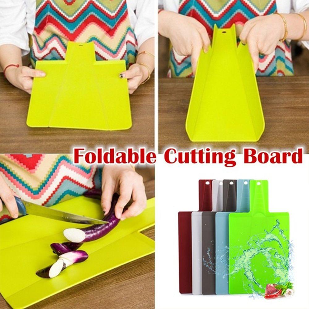 Eco-Friendly Skidproof Cooking Chopping Board Plastic Cutting Boards Folding Kitchens Tool