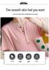 Summer 2026 Ice Silk Knit V-Neck Button Maternity Midi Dress