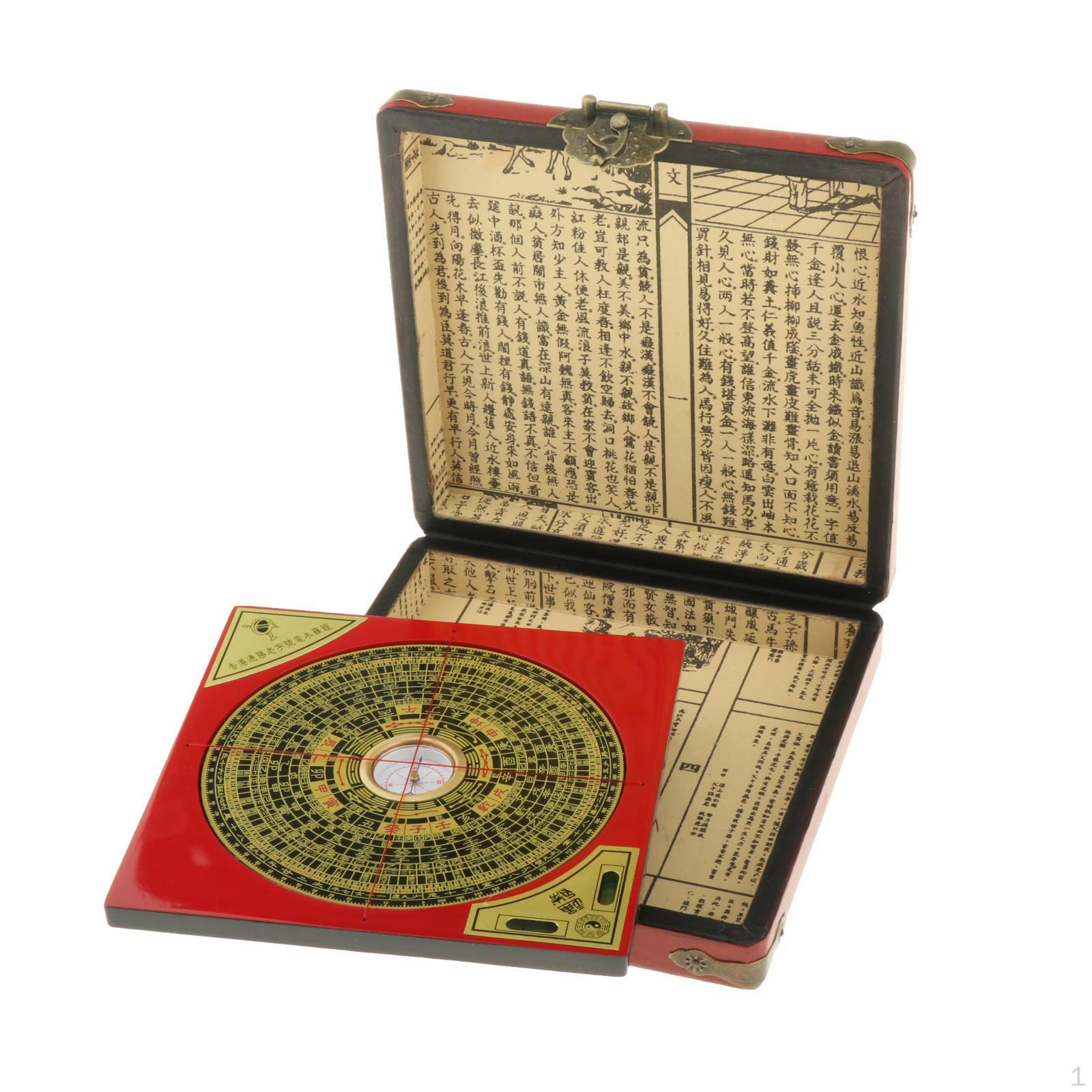 

Vintage Feng Shui Luo Pan (Chinese ) W/ Leather Case