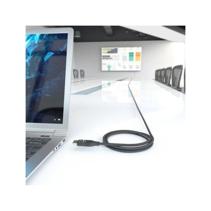 Cable HDMI AISENS A153-0936 25m 2.1 8K@60Hz Fibra Óptica+Cobre HDR eARC Unidireccional