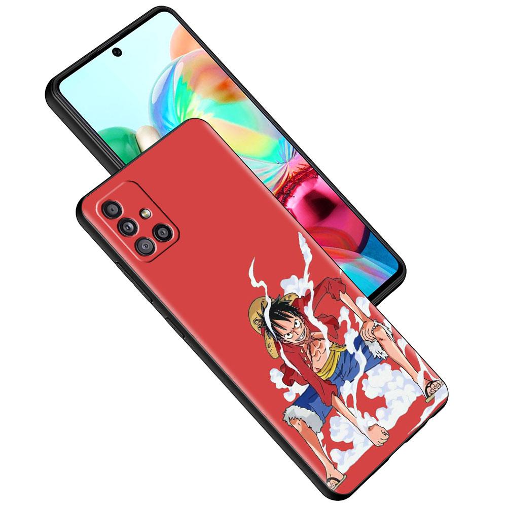 Case For Samsung Galaxy A52 A12 A32 A51 A21s A71 A13 A53 A22 A31 A72 A03 A02s A41 Black Phone Shell One- Piece