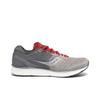 SAUCONY Freedom 3 Comfortable Cushioning Mesh Slip-Resistant Lightweight Low-Top Running Shoes Men Sneaker Gray Red S20543-30