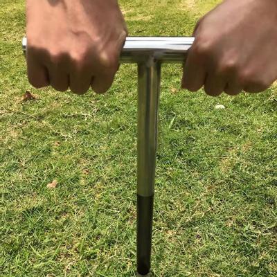Soil Drill Exquisite Long Stainless Steel Simple Soil Sampler Tool for Agriculture
