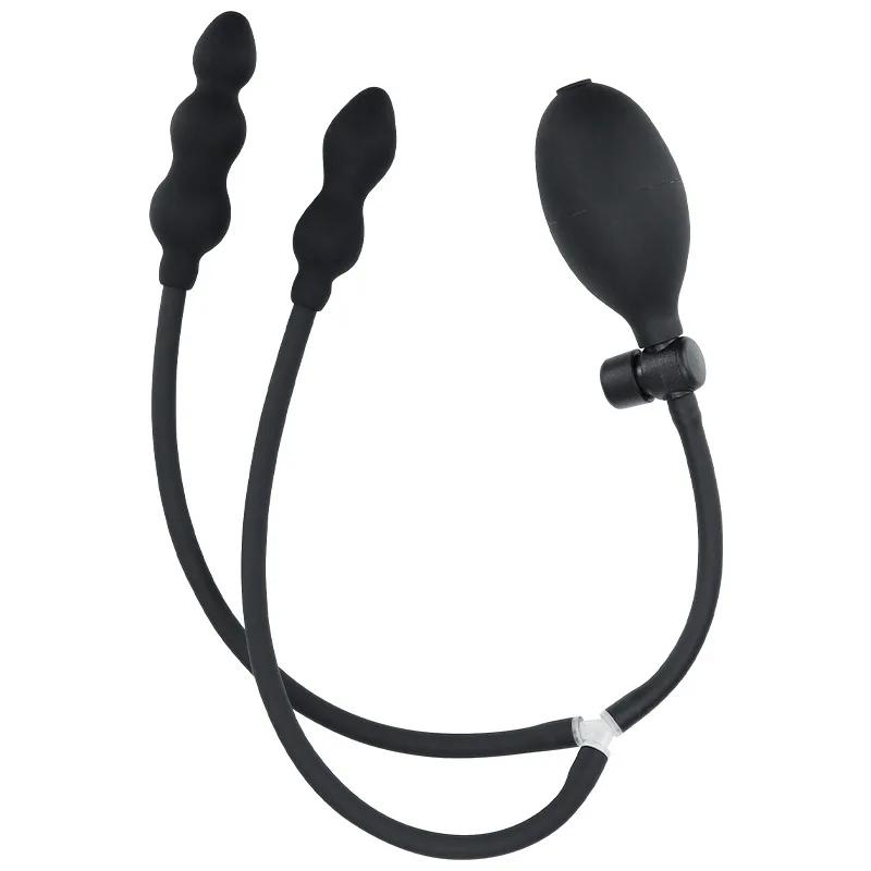 Aufblasbarer Analplug, erweiterbarer Dildo, Pump-Butt-Plug, Anal-Dilatator, Bdsm-Sexspielzeug, schwule Prostata-Massage zur Anusvergrößerung durch Pumpe